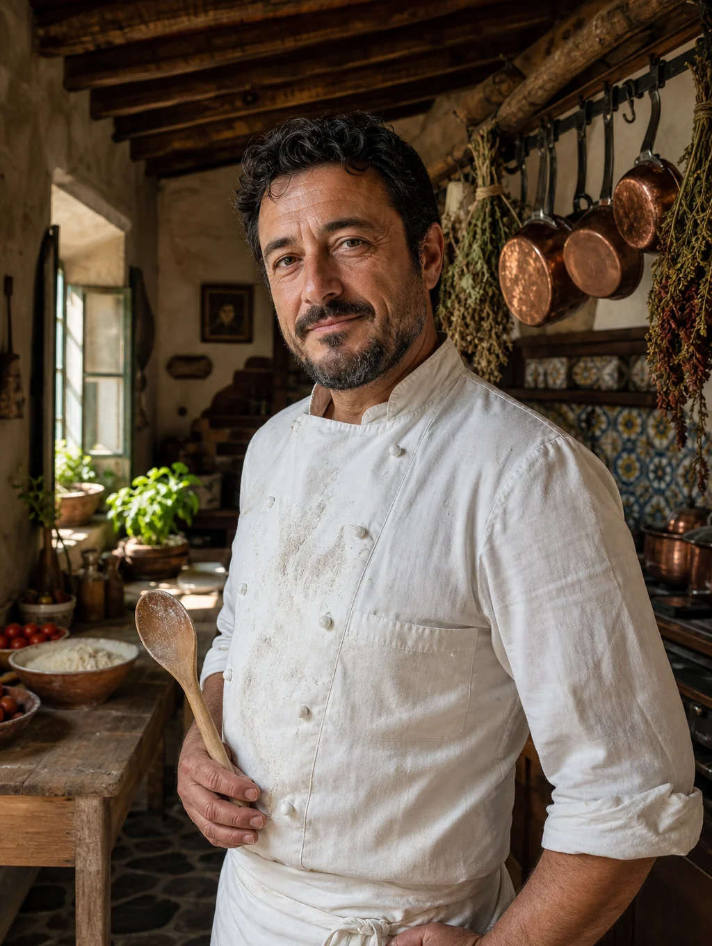 Executive Chef Marco Rossi in the kitchen